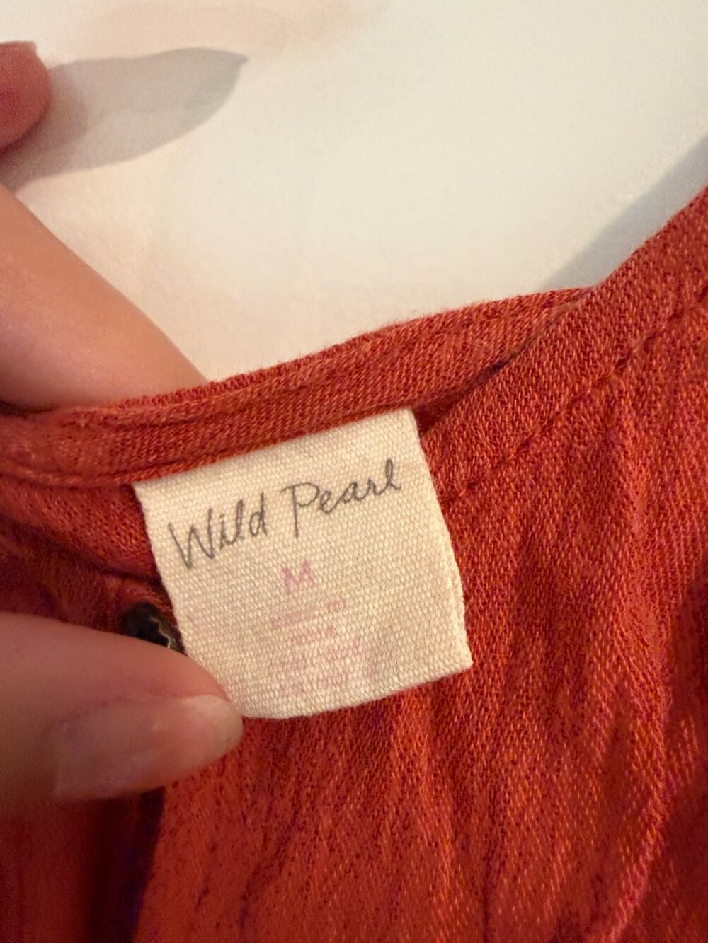 Universal Thread Coral-Orange Ruffle Flutter-Strap Top | Size M - Picture 2 of 3